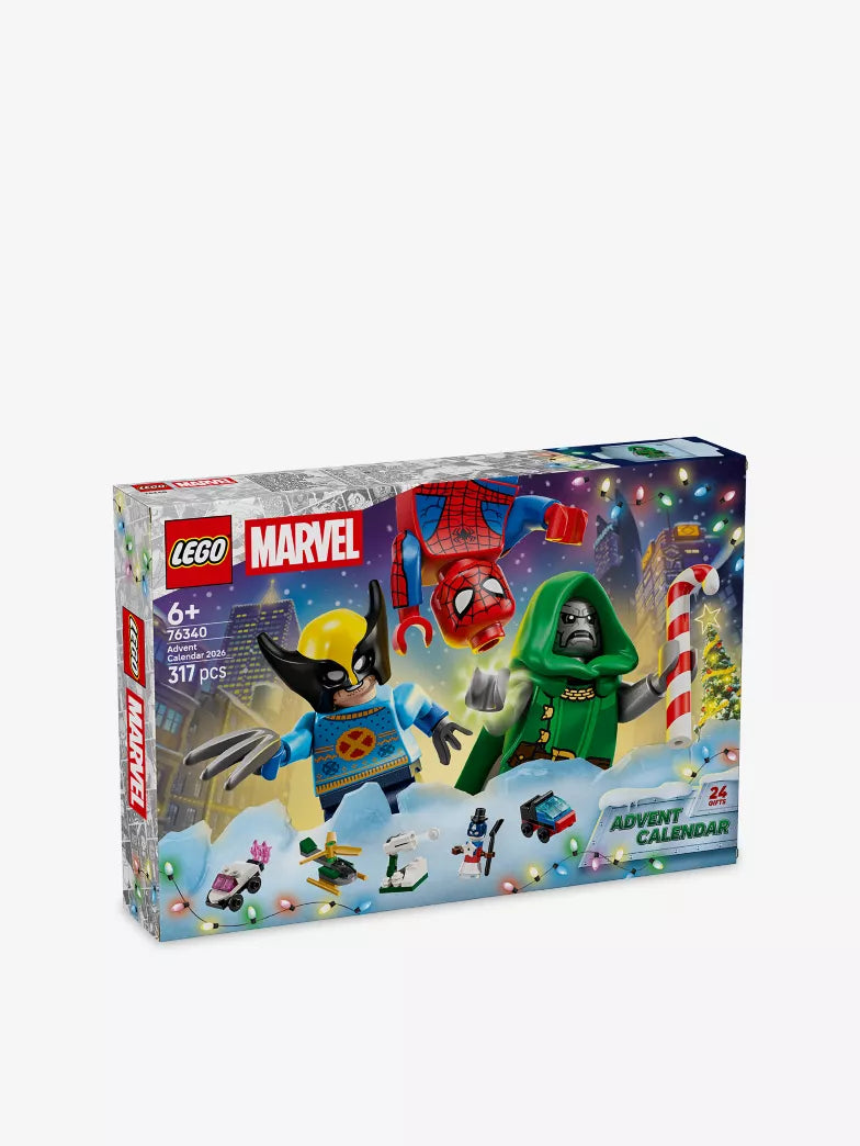 日英美直送 LEGO® Marvel Advent Calendar 2026 聖誕倒數日曆 兒童款 聖誕快樂特輯 不參與$900免運 滿$900可加$25免運到順豐站/智能櫃 Christmas Advent Calendars 2026