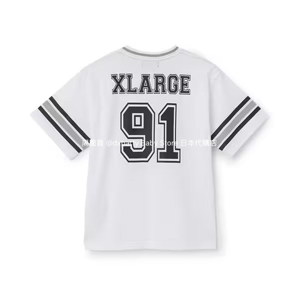 Japanese XLARGE KIDS number printed tops 90-140cm boys' summer TOPS