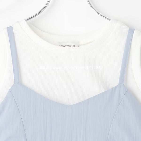 Lovetoxic Japanese children's clothing casual three-piece suit 140-160cm girls summer TOPS PANTS
