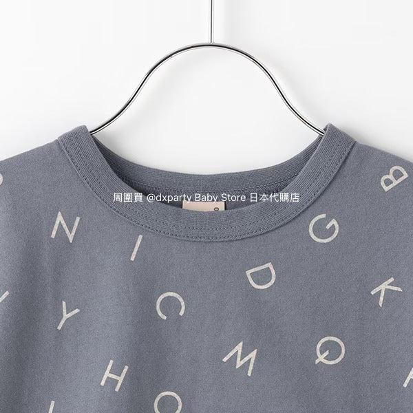 Japanese children's clothing pe#main contact cool print top 80-130cm boys/girls summer TOPS