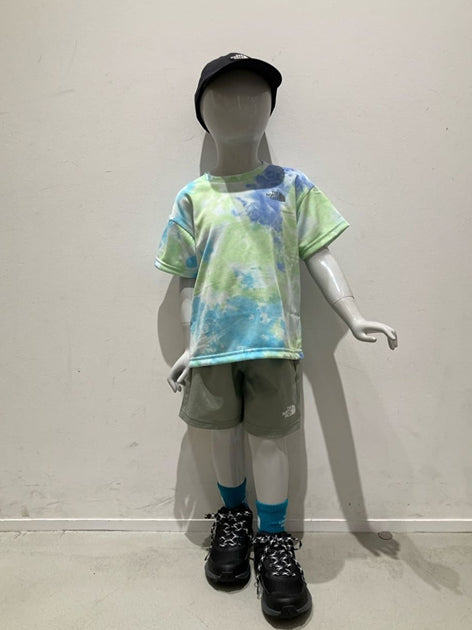 Japanese children's clothing TNF waterproof series high stretch static care sports shorts 100-120cm boys'/girls' summer PANTS