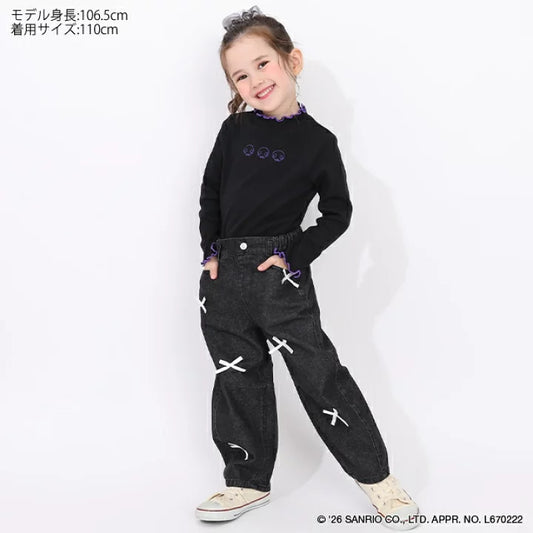 日本童裝 BDL 蝴蝶結牛仔褲 90-140cm 女童款 秋季 PANTS