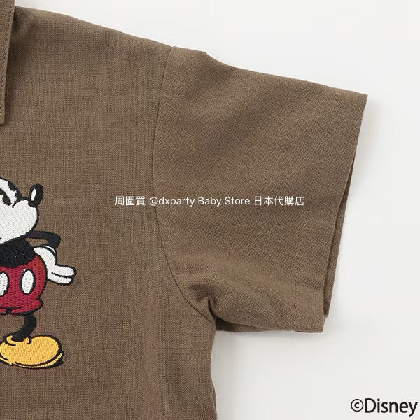 Japanese children's clothing pe#main x Disney shirt 80-130cm boys' summer TOPS