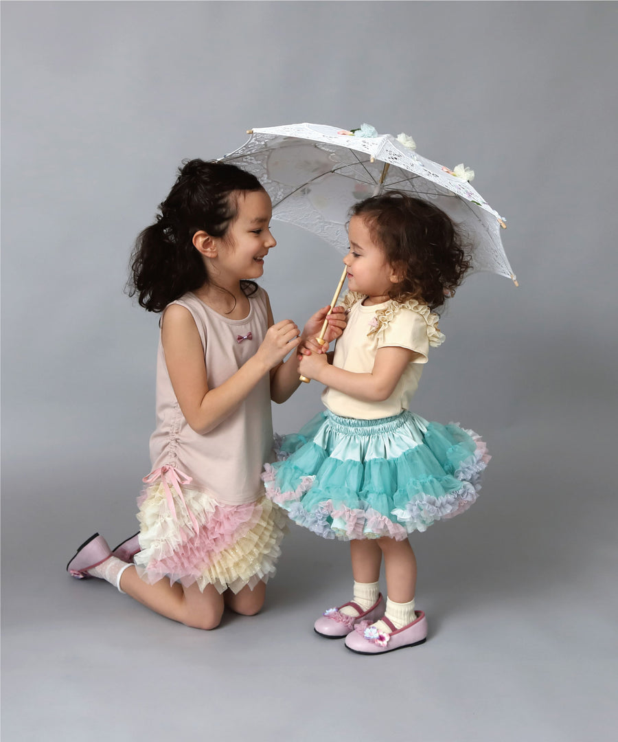 Japanese children's clothing panpantutu Emerald tutu skirt 70-135cm girls' newborn baby summer SKIRTS