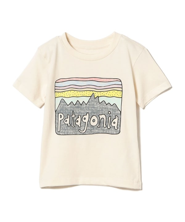 Japanese children's clothing BEAMS Patagonia short-sleeved tops 1-5 years old boys/girls summer TOPS