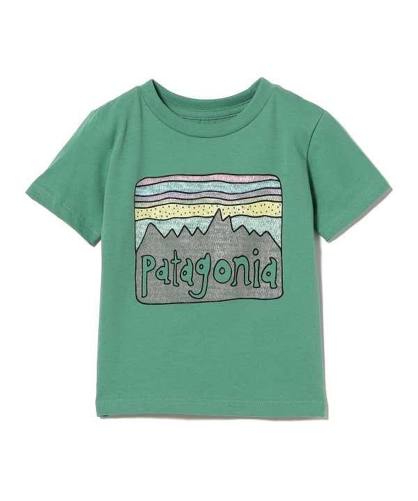 Japanese children's clothing BEAMS Patagonia short-sleeved tops 1-5 years old boys/girls summer TOPS