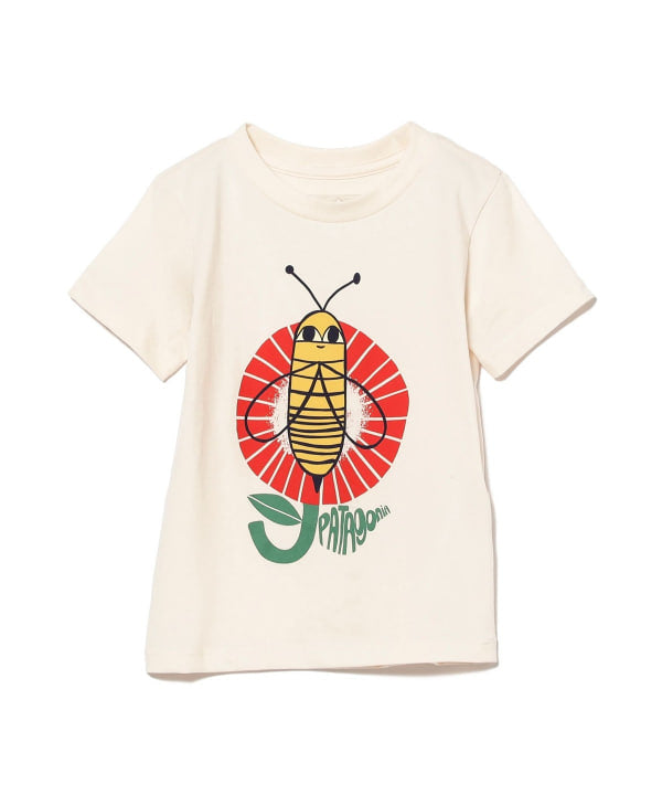 Japanese children's clothing BEAMS Patagonia short-sleeved tops 1-5 years old boys/girls summer TOPS