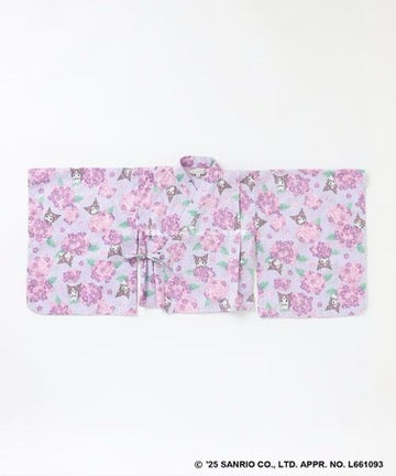 Japanese children's clothing aF#a325 x Sanrio 2Way Yukata Japanese Kimono 110-150cm Girls Summer Outerwear Skirts Japanese Summer Festival Special