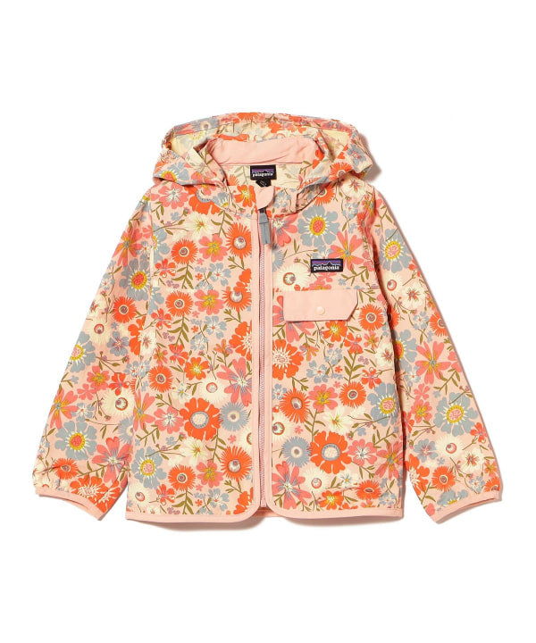 BEAMS Patagonia UV-proof and waterproof series colorful windbreaker for boys and girls aged 1-5, summer outerwear