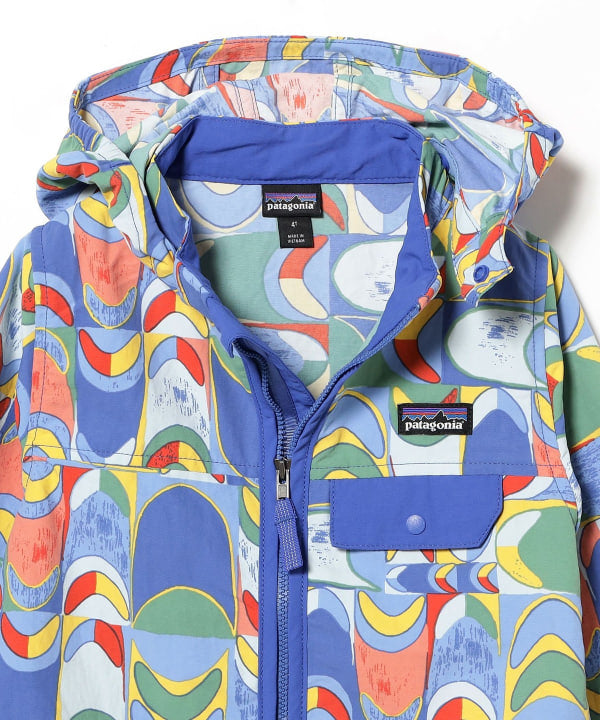 BEAMS Patagonia UV-proof and waterproof series colorful windbreaker for boys and girls aged 1-5, summer outerwear