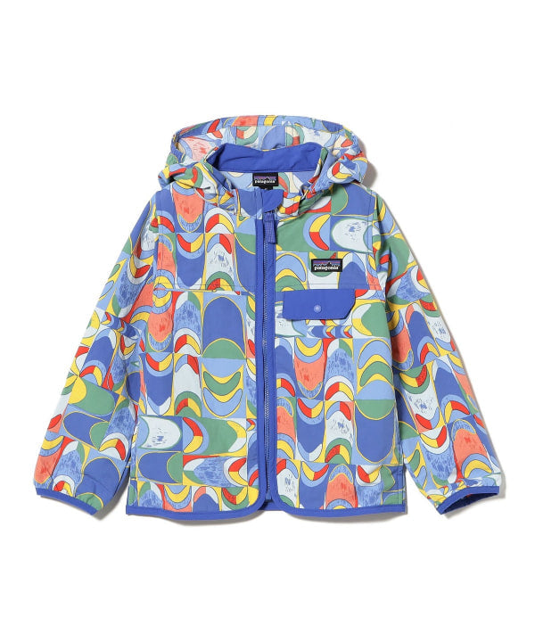 BEAMS Patagonia UV-proof and waterproof series colorful windbreaker for boys and girls aged 1-5, summer outerwear