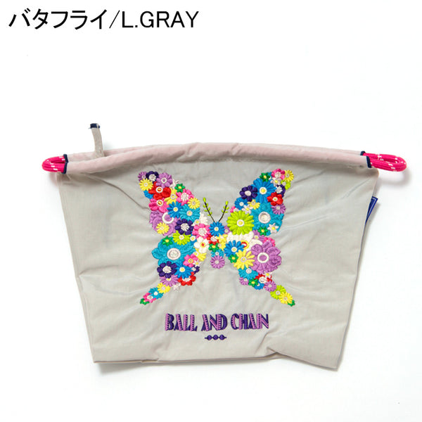 日本直送 Ball&Chain 刺繡化妝袋  耐久性 防水性 包系列