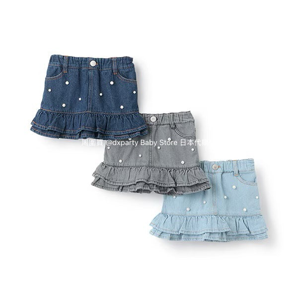 Japanese children's clothing pe#main lace short skirt 80-130cm girls summer SKIRTS