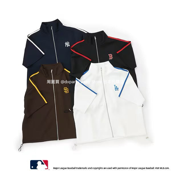 Lovetoxic x MLB Water-Absorbent Quick-Drying Short-Sleeved Jacket (140-170cm) for Girls (Summer Outerwear)