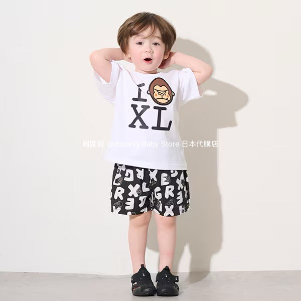 Japanese XLARGE KIDS Printed Shorts 80-140cm Boys Summer PANTS