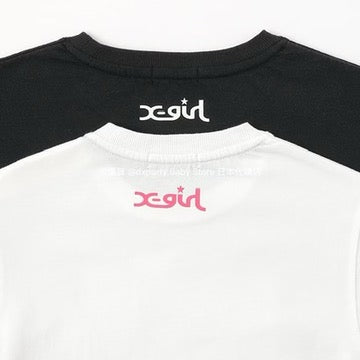 Japanese children's clothing X-girl Stages skateboard girl print top 90-140cm girls summer TOPS