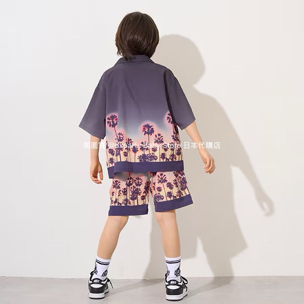 Japanese XLARGE KIDS Palm Tree Shorts 90-140cm Boys Summer PANTS