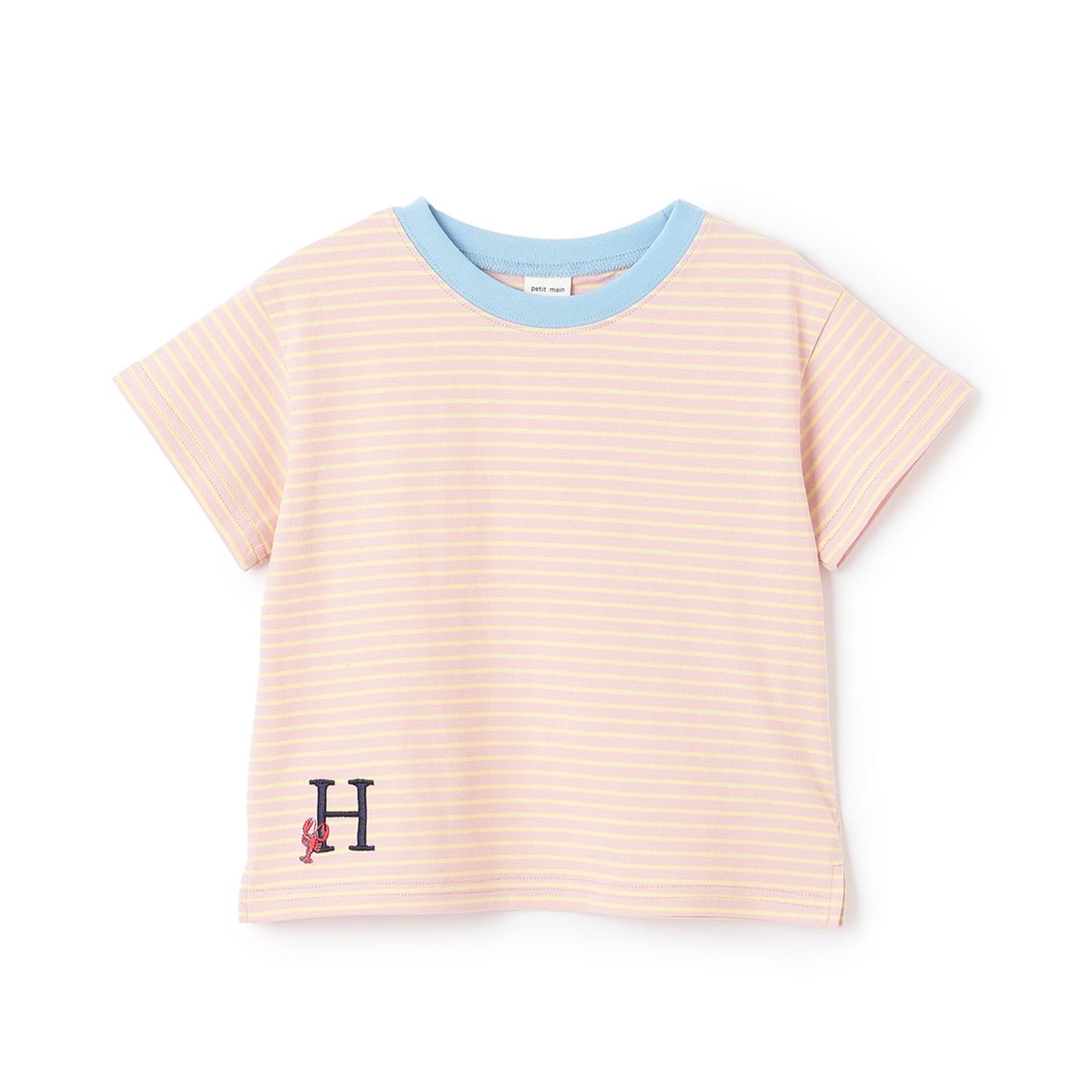 日本童裝 pe#main 防污系列 間條上衣 80-130cm 男童款 夏季 TOPS