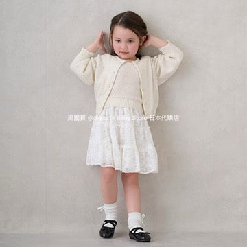 Japanese children's clothing pe#main lace short skirt 80-130cm girls summer SKIRTS
