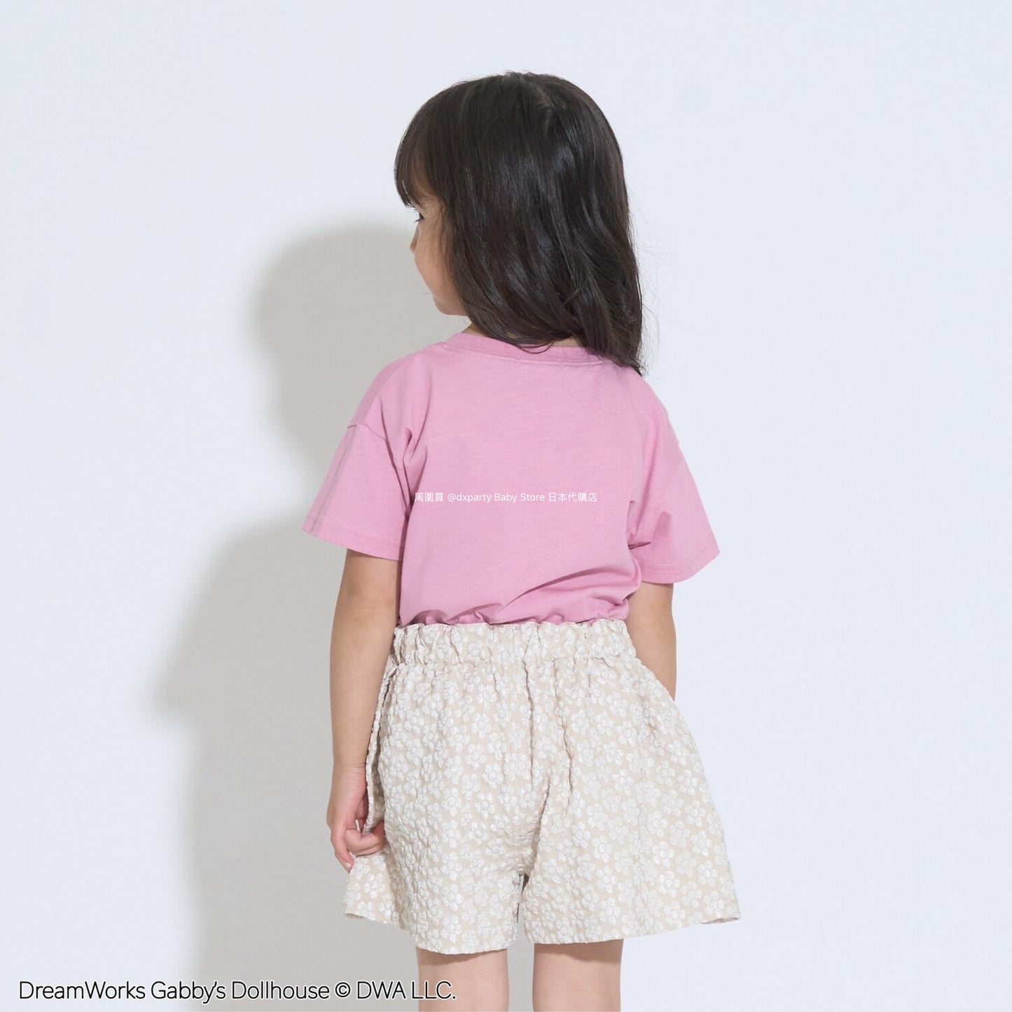Japanese children's clothing Ly# mine x GABBY'S DOLLHOUSE printed top 100-130cm girls summer TOPS