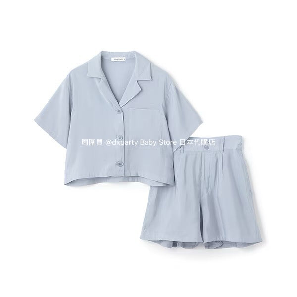 Lovetoxic Japanese Children's Clothing Two-Piece Shirt Set (140-160cm) Girls Summer TOPS PANTS