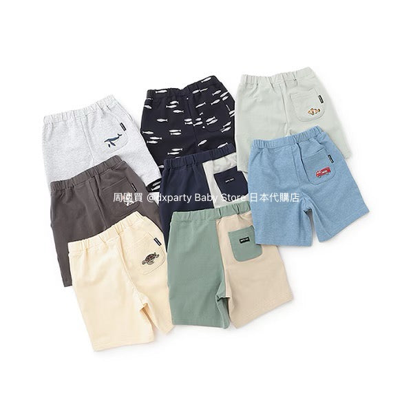 Japanese children's clothing pe#main casual shorts 80-130cm boys' summer PANTS