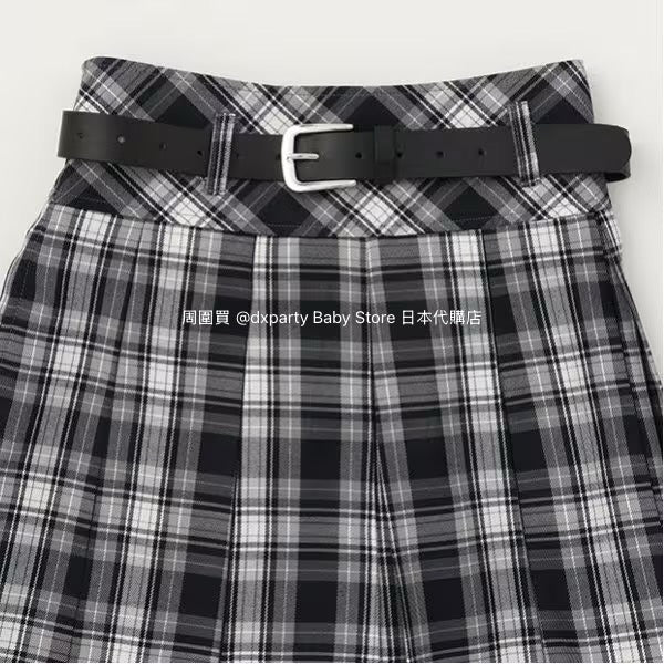 Lovetoxic Checkered Skirt (140-160cm) for Girls (Summer)