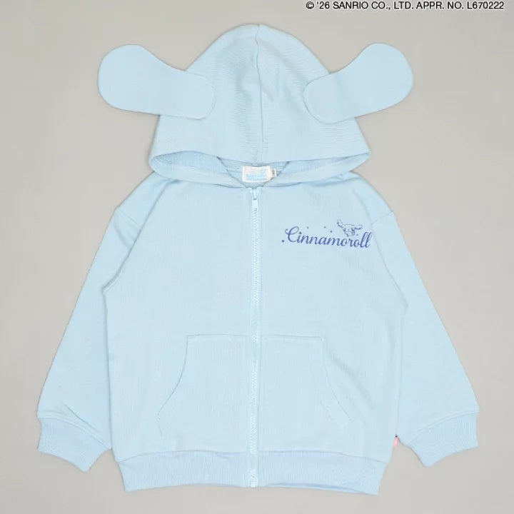 日本童裝 BDL x Sanrio 親子裝 可愛耳仔衛衣外獨 90-130cm 女童款 冬季 OUTERWEAR