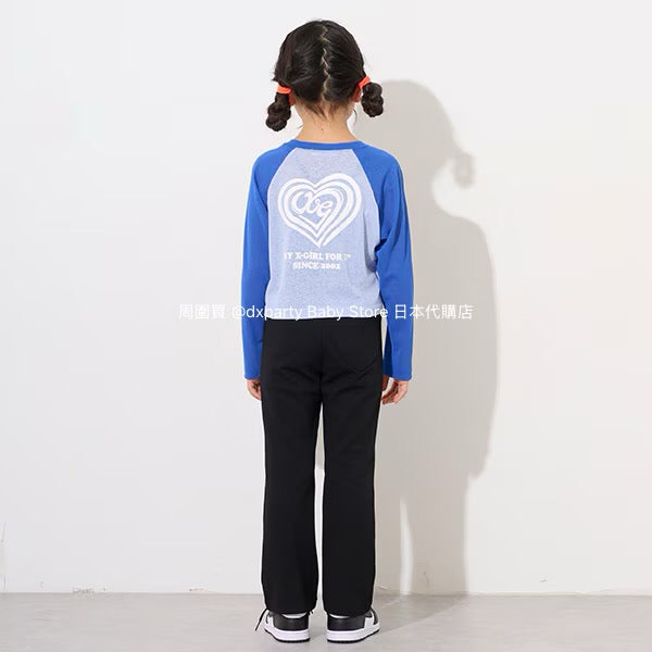 Japanese children's clothing X-girl Stages flared pants 80-140cm girls summer PANTS