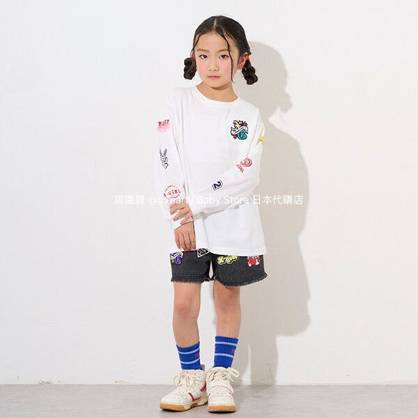 Japanese children's clothing X-girl Stages denim shorts 90-140cm girls' summer PANTS