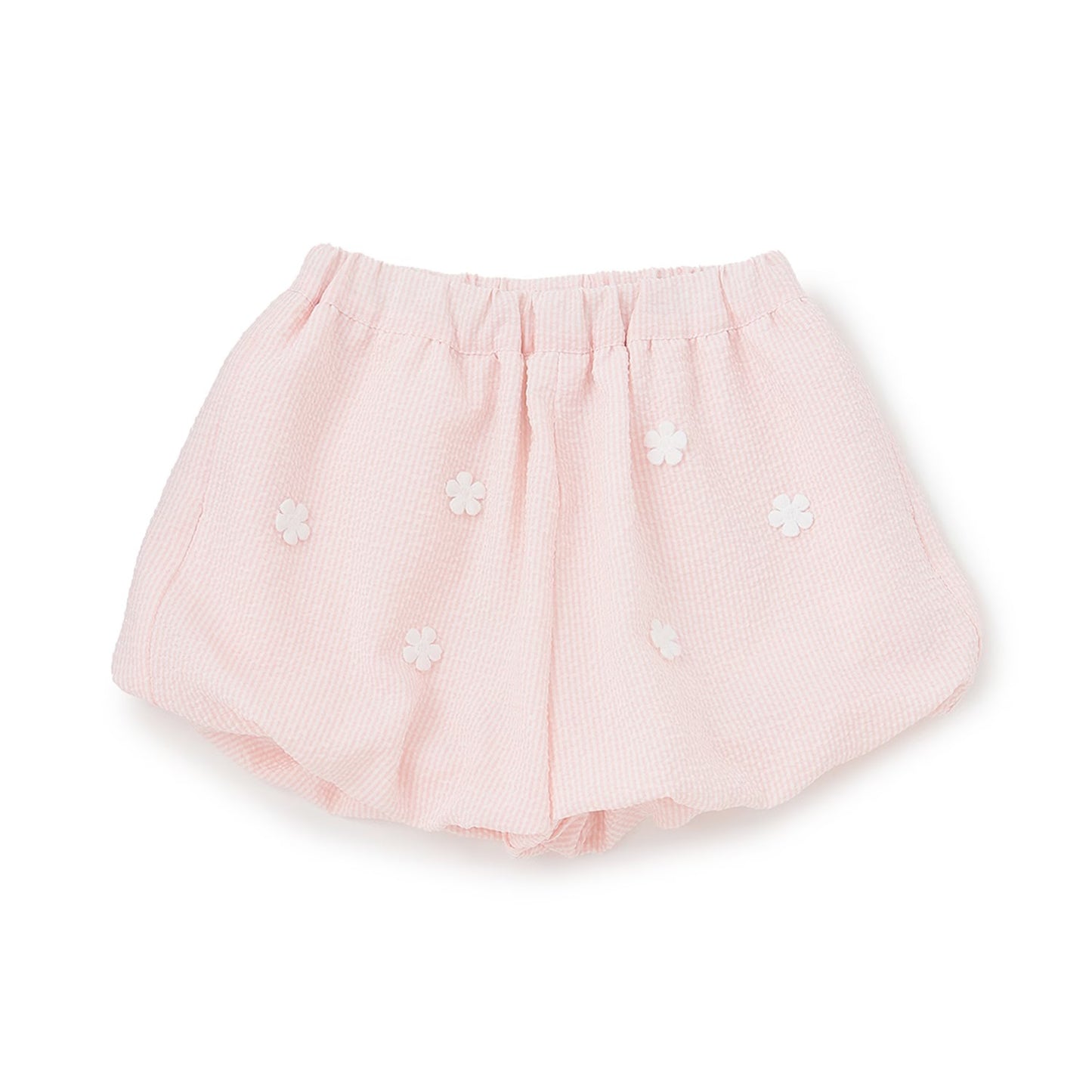 日本童裝 pe#main 泡泡繡花短褲 80-130cm 女童款 夏季 PANTS