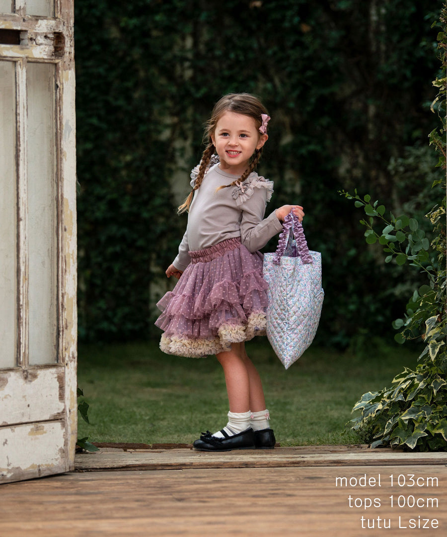 Japanese children's clothing panpantutu plum lavender tutu skirt 70-140cm girls newborn baby summer SKIRTS