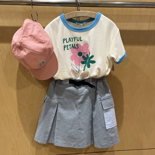 日本童裝 BEAMS mini 工裝百摺短裙 90-140cm 女童款 夏季 SKIRTS