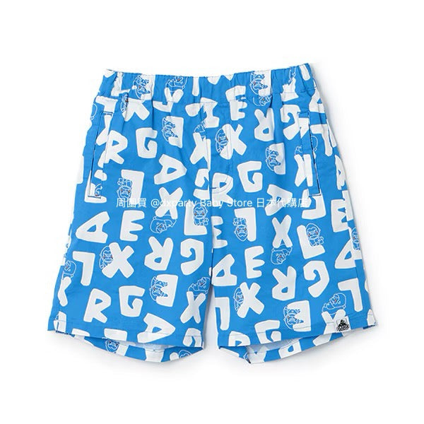 Japanese XLARGE KIDS Printed Shorts 80-140cm Boys Summer PANTS