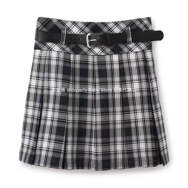 Lovetoxic Checkered Skirt (140-160cm) for Girls (Summer)