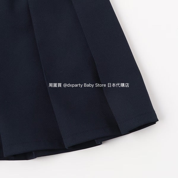 Japanese children's clothing X-girl Stages short top pleated skirt two-piece set 80-140cm girls summer TOPS SKIRTS