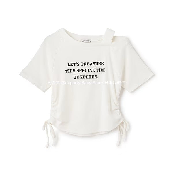 Lovetoxic Japanese children's clothing waist-length tops (140-160cm) for girls (summer TOPS)