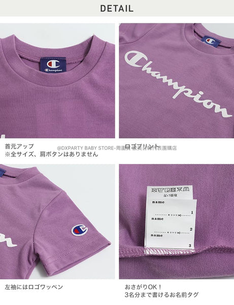 日本童裝 Champion 短袖T恤 80-130cm 男童款/女童款 夏季 TOPS
