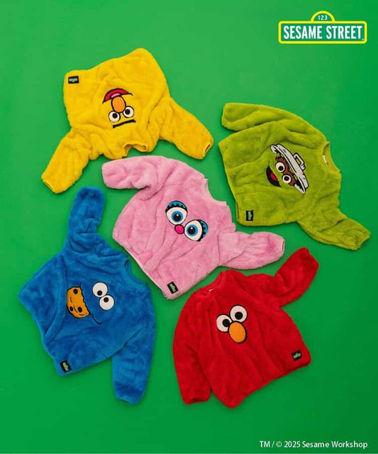 日本童裝 BREEZE x Sesame Street 毛毛上衣 80-140cm 男童款/女童款 冬季 TOPS