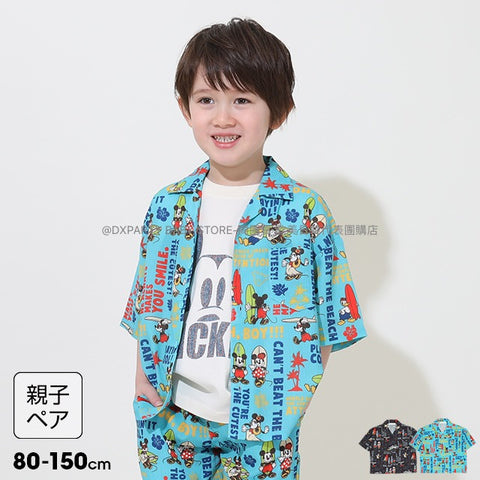 日本童裝 BDL x Disney 度假風襯衫 80-150cm 男童款 夏季 TOPS 親子裝