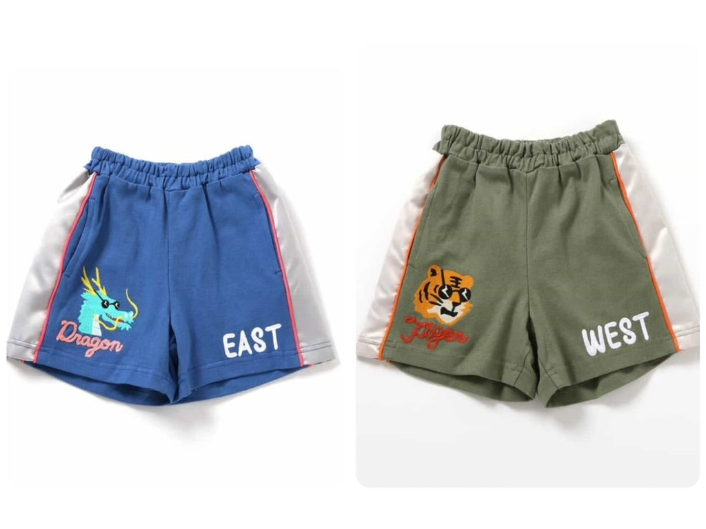 Japanese children's clothing BREEZE embroidered pattern shorts 80-140cm boys' summer PANTS