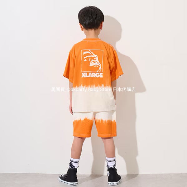 XLARGE KIDS Japanese children's clothing gradient tie-dye shorts 80-140cm boys' summer PANTS