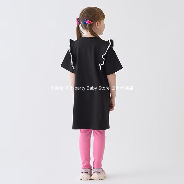 Japanese children's clothing mini#ML anti-fouling series ruffle dress 90-140cm girls summer dresses