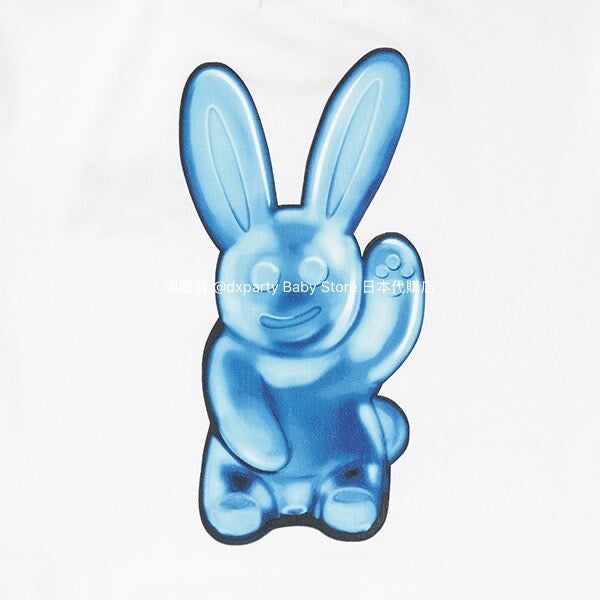 Japanese children's clothing X-girl Stages contact cool gummy rabbit print top 80-140cm girls summer TOPS