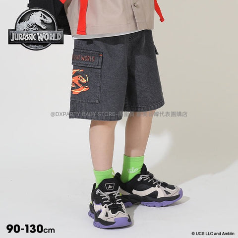 日本童裝 BDL x JURASSIC WORLD 侏羅紀公園 牛仔褲 90-130cm 男童款 夏季 PANTS