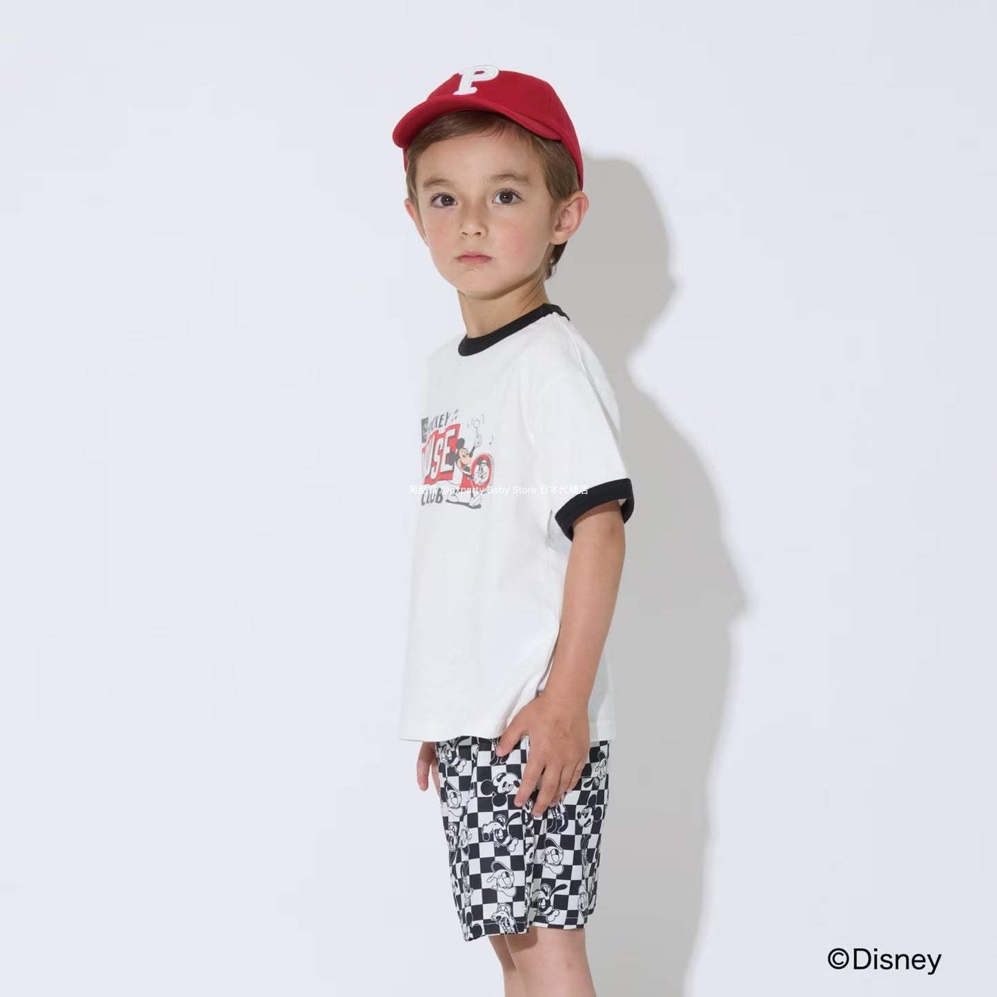 Japanese children's clothing b・R# x Diseny quick-drying UV-resistant printed tops (100-150cm) for boys and girls (summer TOPS)