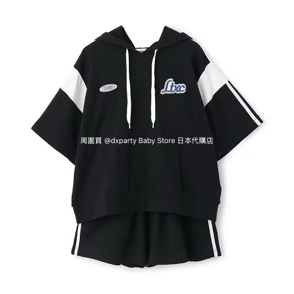 Lovetoxic Japanese Children's Clothing Two-Piece Sports Set (140-170cm) Girls Summer TOPS PANTS
