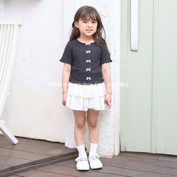Japanese children's clothing Ly# mine lace short skirt pants 100-150cm girls summer SKIRTS PANTS
