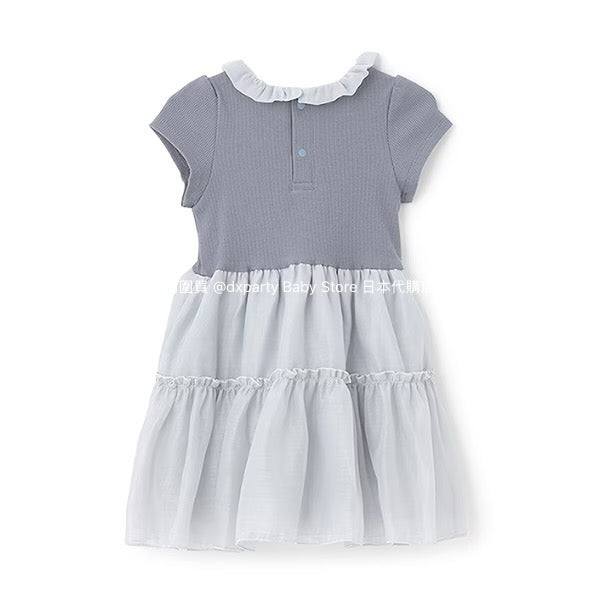 Japanese children's clothing pe#main patchwork dress 80-130cm girls summer dresses