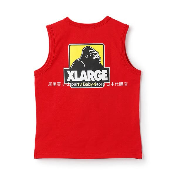Japanese XLARGE KIDS Printed Vest 80-140cm Boys Summer TOPS